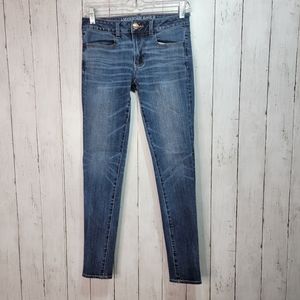 American Eagle Outfitter AEO Jeans Women's Size 2 Jegging Super Stretch.